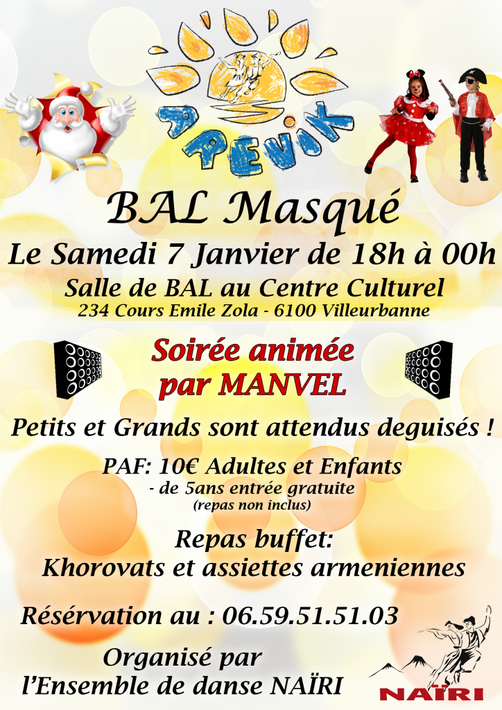 BAL Masqué AREVIK @ Centre Culturel et de la vie Associative  | Villeurbanne | Auvergne Rhône-Alpes | France