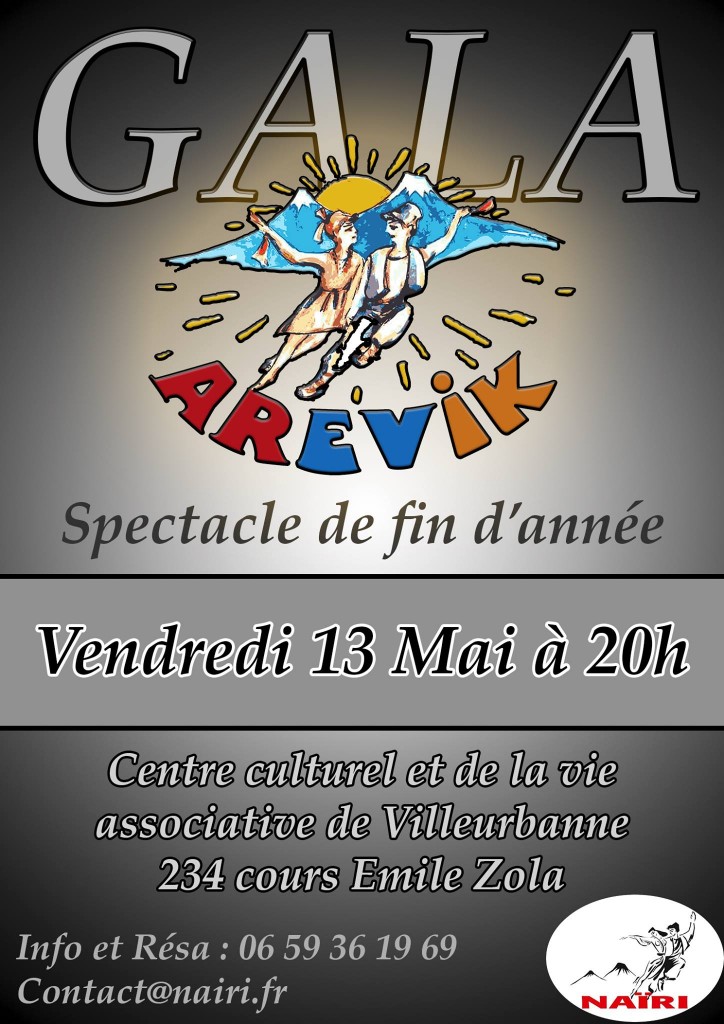 Gala Annuel AREVIK @ centreCulturel et de la vie Associative  | Villeurbanne | Auvergne Rhône-Alpes | France