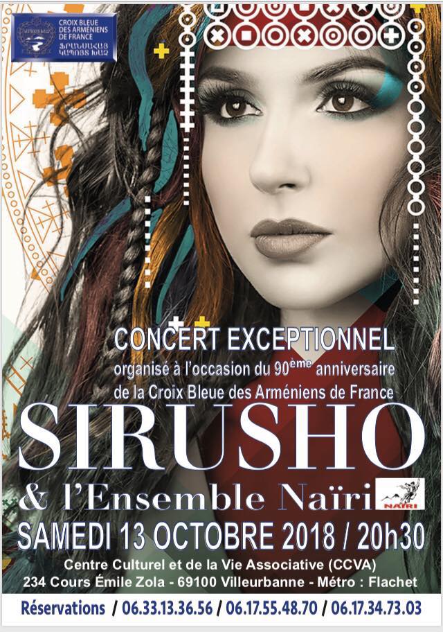Concert Sirusho @ Centre Culturel et de le Vie Associative de Villeurbanne | Villeurbanne | Auvergne-Rhône-Alpes | France